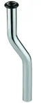 GROHE Urinal-Sp&uuml;lrohr 37038 Durchm.18mm 200mm aus Messing Kr&ouml;pfung 30mm chrom
