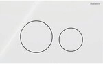Geberit Sigma 40 Bet&auml;tigungsplatte, f&uuml;r 2-Mengen-Sp&uuml;lung 115628SI1