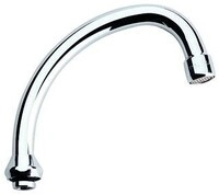 Grohe Rohrauslauf 13071 Ausladung 140mm schwenkbar o. Anschlag chrom, 13071000