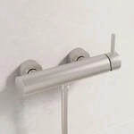 Steinberg Serie 100 Brausearmatur Aufputz, brushed nickel, 100 1220 BN 100 1220 BN
