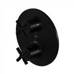 Steinberg Unterputzthermostat mit 2-Wege Umsteller, schwarz matt, 25041333S...
