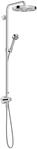 Hansgrohe Showerpipe Unterputz AXOR One mit Thermostat, Kopfbrause 280 1jet chrom,