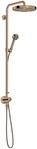 Hansgrohe Showerpipe Unterputz AXOR One mit Thermostat, Kopfbrause 280 1jet polished