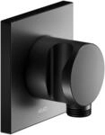 Keuco IXMO Black Selection Schlauchanschluss mit Brausehalter, eckig, schwarz...