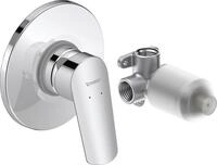Duravit Duravit No.1 Einhebelmischer Unterputz Set Chrom Hochglanz 115x83x128 mm -