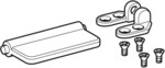 Geberit Scharnier 596432 verchromt 596432000