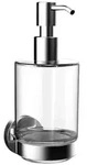 emco round Seifenspender, Glasteil klar, Kunststoff pumpe, chrom, 432100100 432100100