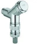 GROHE WAS-Anschlussv. Schr&auml;gsitzausf. 41015 Design-Gr. DN15 m. RV chrom 41015000
