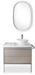 Duravit Wave Einhebel-Waschtischmischer Edelstahl Geb&uuml;rstet 52x220x297 mm -