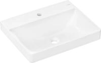 Hansgrohe Waschtisch Xelu Q 600x480 mm mit Hahnloch ohne &Uuml;berlauf wei&szlig;, 60317450