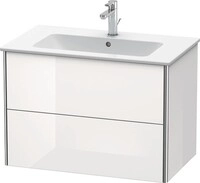 Duravit XSquare Waschtischunterbau wandh&auml;ngend Wei&szlig; Matt 810x478x560 mm -
