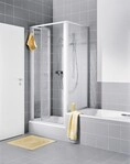Kermi Faltt&uuml;r Nova 2000 FTD 0800x2000, weiss, Kunstglas Kerolan Fontana,