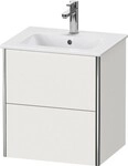 Duravit XSquare Waschtischunterbau wandh&auml;ngend Nordic Wei&szlig; Seidenmatt 510x418x560