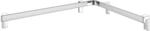KEUCO AXESS Eck-Dusch-/Wannenhandlauf aus Metall, 85 x 65 cm, 35011178602...