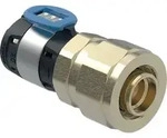 Geberit FlowFit &Uuml;bergang mit Verschraubung 620731001