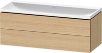 Duravit L-Cube c-shaped Set wandh&auml;ngend Natur Eiche Matt 1200x480x480 mm -
