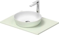 Duravit Sivida SET, Aufsatzbecken r.400 B.Aussen: blassgr&uuml;n matt 268012FH00