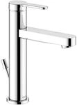 Keuco Waschtischarmatur 130 IXMO 59501, mit Ablaufgarnitur Flat, Rosette rd.