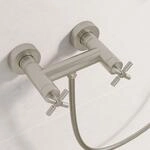 Steinberg Serie 250 Brause-Armatur, AP, brushed nickel, 250 1200 BN 250 1200 BN