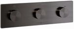 Kludi PushTronic Elektronisches Unterputz-Thermostat mit Feinbauset Brushed Gunmetal