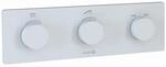 Kludi PushTronic Elektronisches Unterputz-Thermostat mit Feinbauset Mattwei&szlig;,