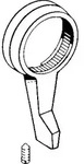Hansa Absperrhebel, 59905722 59905722