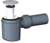 DALLMER Duschwannenablauf TELOS, Haube verchromt, DN 50, 150110 150110