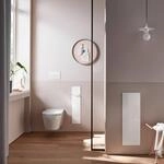 emco WC-Modul asis pure mit Glasfront T&uuml;ranschlag rechts, Unterputz, 730mm,