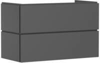 Hansgrohe Waschtischunterschrank Xilesa E 980x470mm m.2SK PushOpen WB Schiefergrau