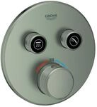 GROHE Thermostat Grohtherm SmartControl 29119 rund 2 ASV satin steel, 29119MS0