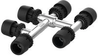 Tece logo-Ax Kreuzungsfitting Dimension 16 x 16 x 16, Standard Messing, 8864101