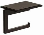 Kludi VELA C Toilettenpapierhalter mit Ablage Brushed Gunmetal, 31971N2 31971N2