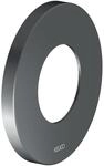 Keuco Wandrosette IXMO 59556, f&uuml;r Ab- und Umstellv.,rund,105mm,Schwarzchrom...