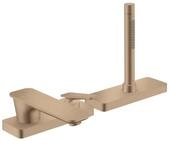 Hansgrohe 3-Loch Wannenmischer sBox Axor Citterio C brushed red gold, 49430310