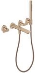 Hansgrohe 3-Loch Fertigset Wannemisch.Wand Unterputz Axor Citterio C mit HB Cubic cut