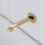 Steinberg Serie 350 Wand-Auslauf f&uuml;r Waschtisch oder Wanne, Ausladung 220mm,...