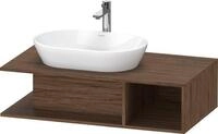 Duravit D-Neo Konsolenwaschtischunterbau wandh&auml;ngend Nussbaum dunkel Matt