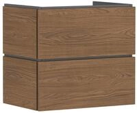 Hansgrohe Waschtischunterschrank Xilesa E 680x470mm 2 SK f.Waschtisch Eiche Kaschmir,
