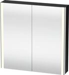 Duravit XSquare Spiegelschrank Schwarz 800x155x800 mm - XS7112040402000