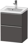 Duravit D-Neo Waschtischunterbau wandh&auml;ngend Graphit Matt 484x372x625 mm -