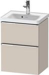 Duravit D-Neo Waschtischunterbau wandh&auml;ngend Taupe Matt 484x372x625 mm -