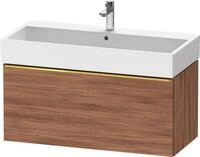 Duravit D-Neo Waschtischunterbau wandh&auml;ngend Nussbaum Matt 984x442x440 mm -