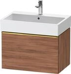 Duravit D-Neo Waschtischunterbau wandh&auml;ngend Nussbaum Matt 684x442x440 mm -