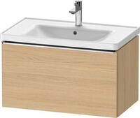 Duravit D-Neo Waschtischunterbau wandh&auml;ngend Natur Eiche Matt 784x452x440 mm -