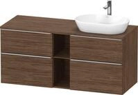 Duravit D-Neo Konsolenwaschtischunterbau wandh&auml;ngend Nussbaum dunkel Matt