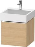 Duravit D-Neo Waschtischunterbau wandh&auml;ngend Natur Eiche Matt 484x442x440 mm -