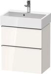 Duravit D-Neo Waschtischunterbau wandh&auml;ngend Wei&szlig; Hochglanz 584x372x625 mm -
