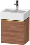Duravit D-Neo Waschtischunterbau wandh&auml;ngend Nussbaum Matt 434x322x440 mm -