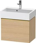 Duravit D-Neo Waschtischunterbau wandh&auml;ngend Natur Eiche Matt 584x372x440 mm -