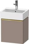 Duravit D-Neo Waschtischunterbau wandh&auml;ngend Basalt Matt 434x322x440 mm -